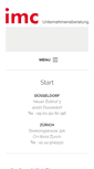 Mobile Screenshot of imc-beratung.de